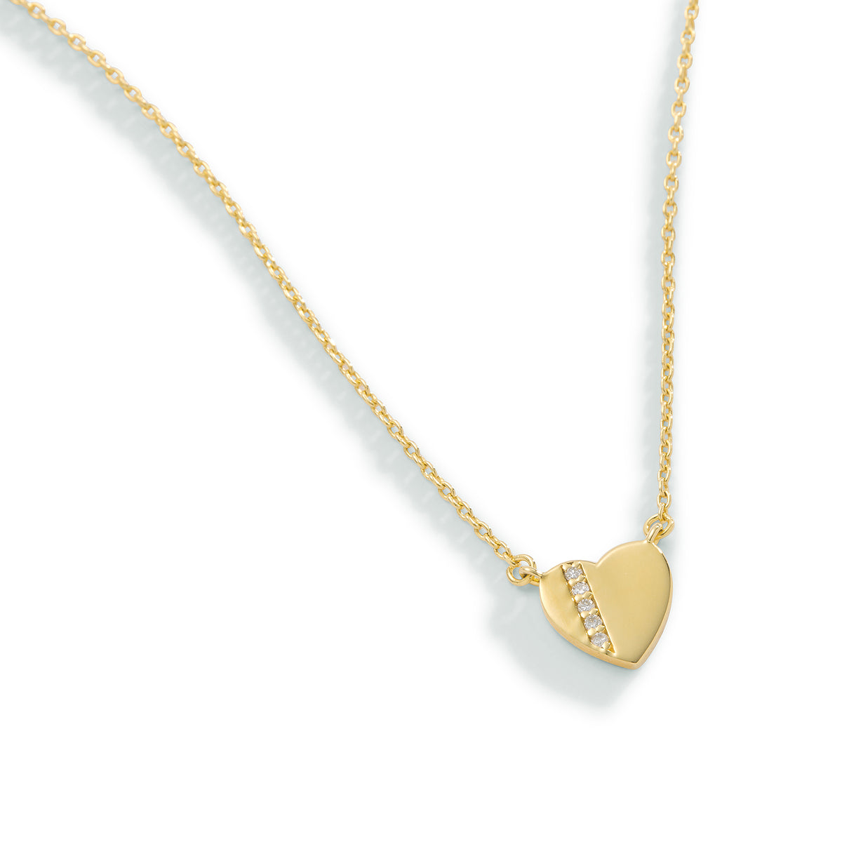 One Stripe Heart Pendant – CBJ