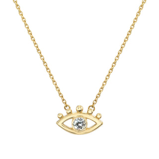 EVIL EYE WITH MOISSANITE