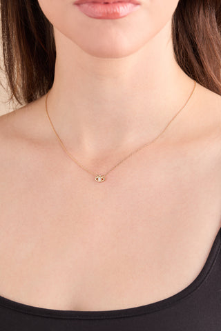 EVIL EYE WITH MOISSANITE
